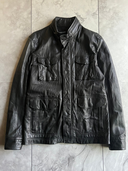 Luva Tram Four Pocket Sheepskin Leather Jacket