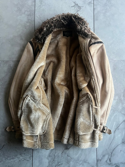 Thruxton Suede Fur Trim Jacket