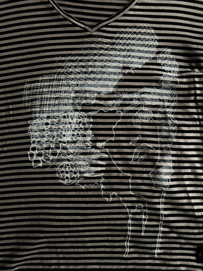 Morgan Homme Melted Woman Striped Tee