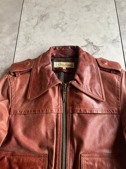 Galaabend Military Leather Jacket