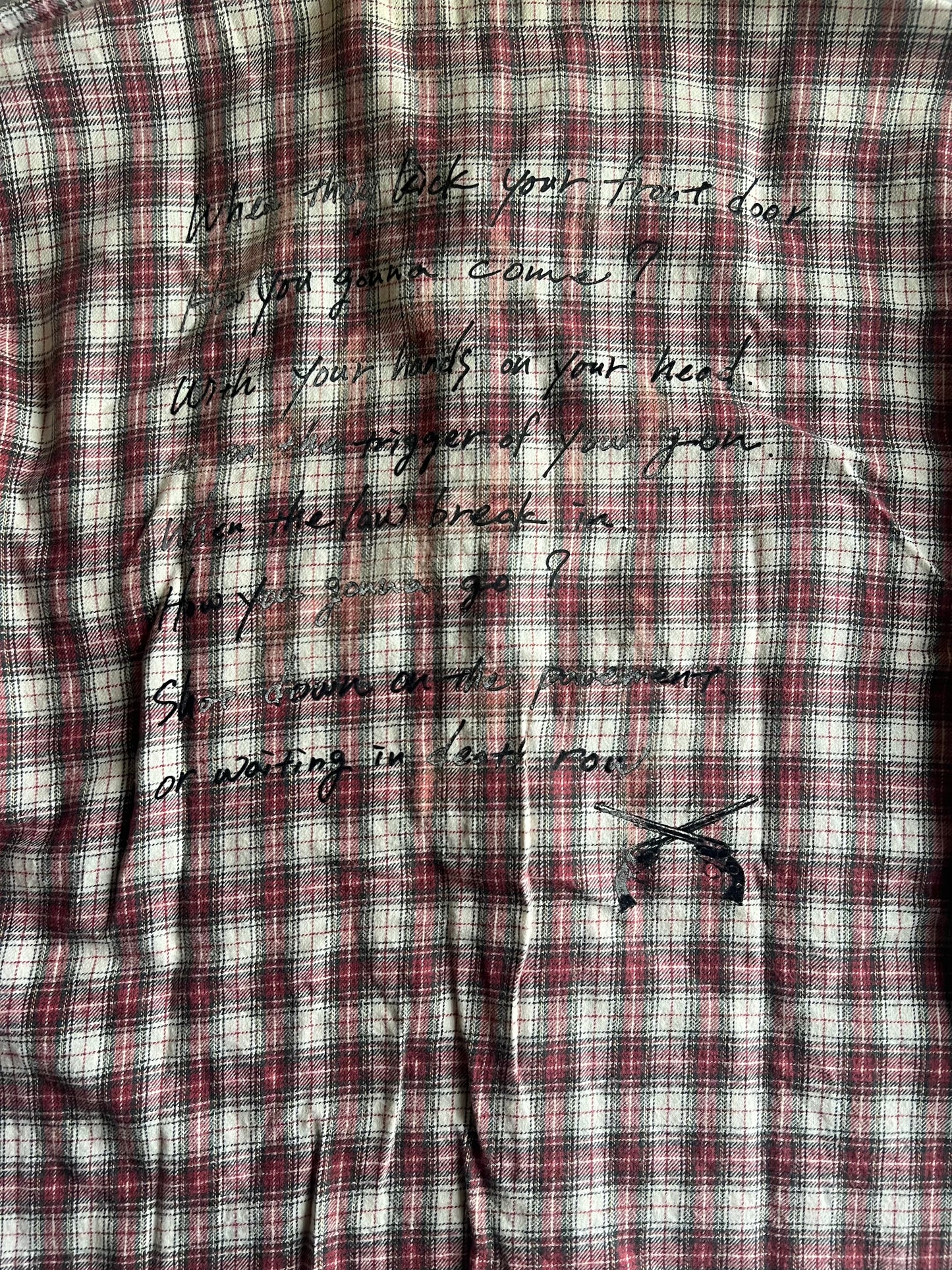 Roar Guns “Poem” Military Flannel Shirt