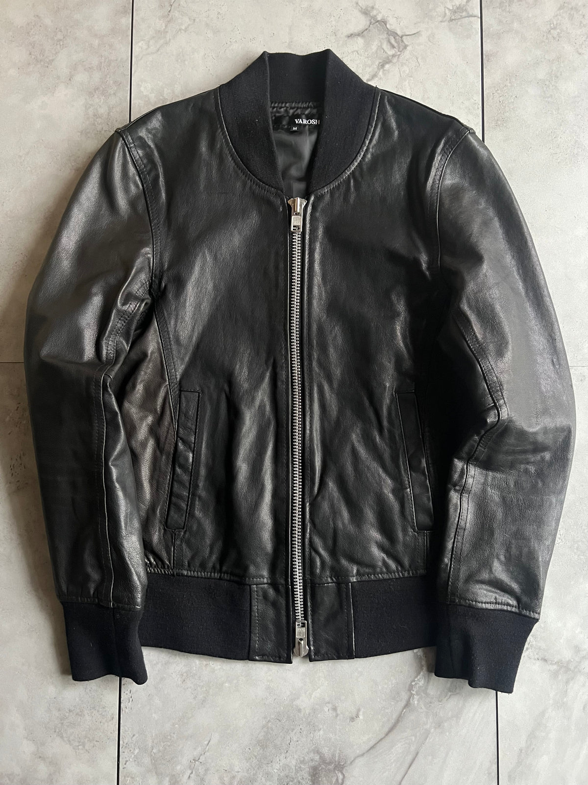 Varosh Bomber Leather Jacket