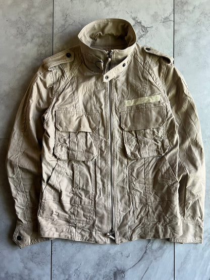 Schlussel Khaki Military Officer Jacket
