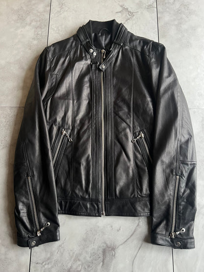 Male & Co Zip Rider Leather Jacket