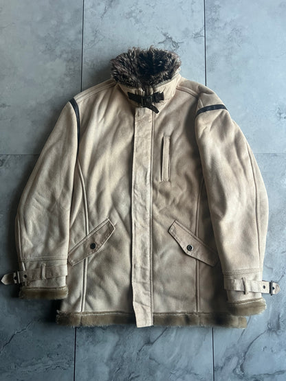 Thruxton Suede Fur Trim Jacket
