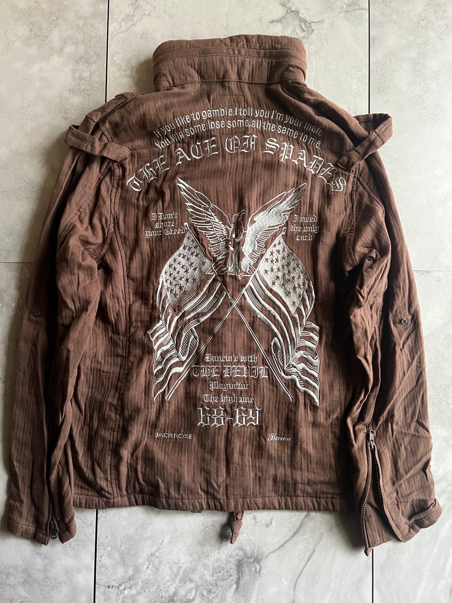 Burden Embroidered M-65  Military Jacket