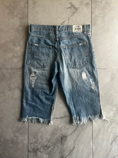 Jackrose Distressed Denim Shorts