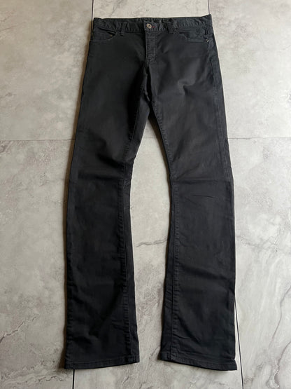 Schlussel Black Skinny Embroidered Pants