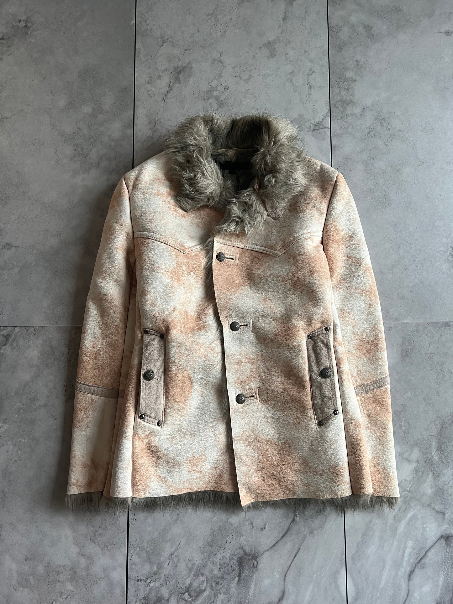 Schlussel Fur Collar Insulated Jacket