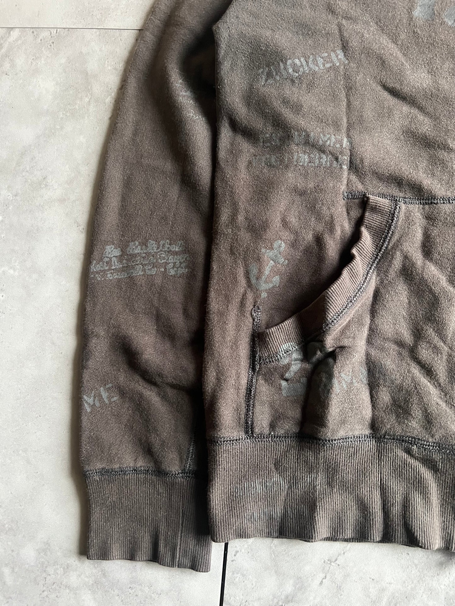 291295 Homme Printed Hoodie