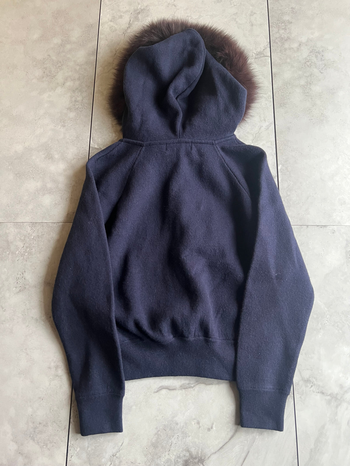 Just Glitty Fox Fur Hoodie