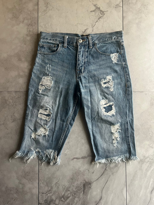 Jackrose Distressed Denim Shorts