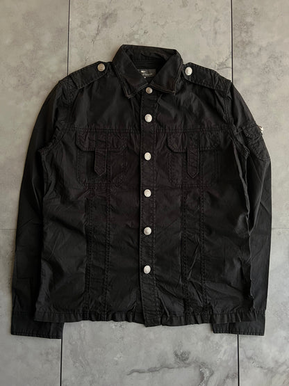 Rattle Trap Military Epaulette Button Up Shirt