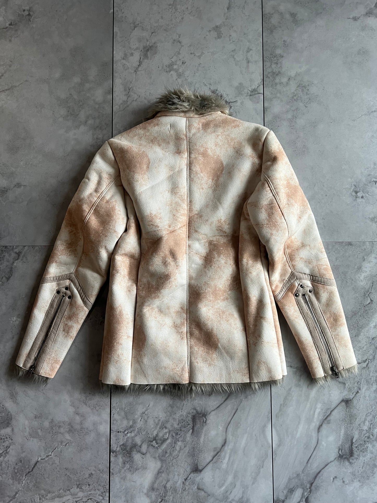 Schlussel Fur Collar Insulated Jacket