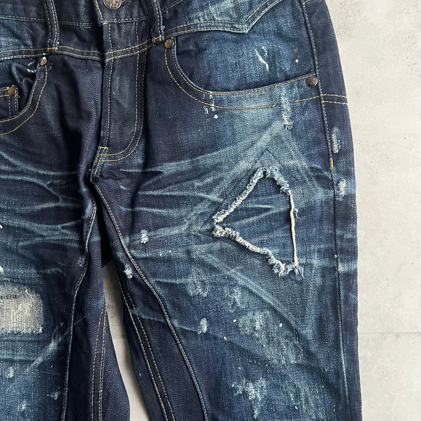 Jackrose x Luv Maison Bootcut Crash Denim