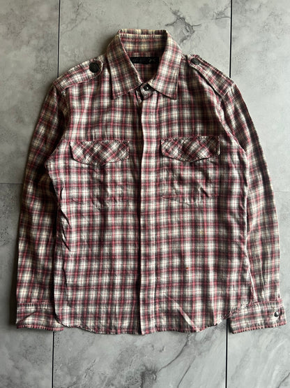 Roar Guns “Poem” Military Flannel Shirt