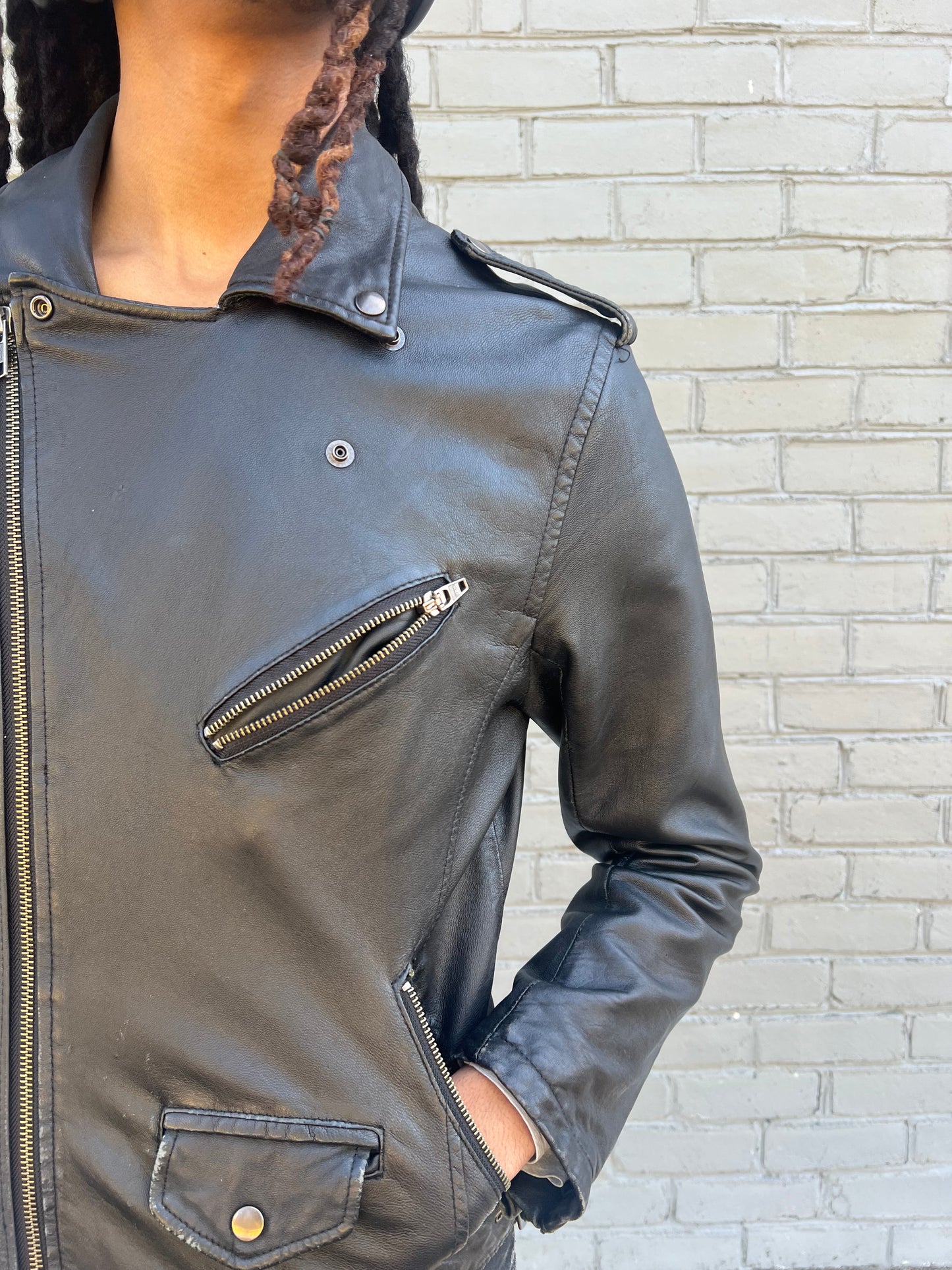 Jackrose Classic Double Riders Leather Jacket