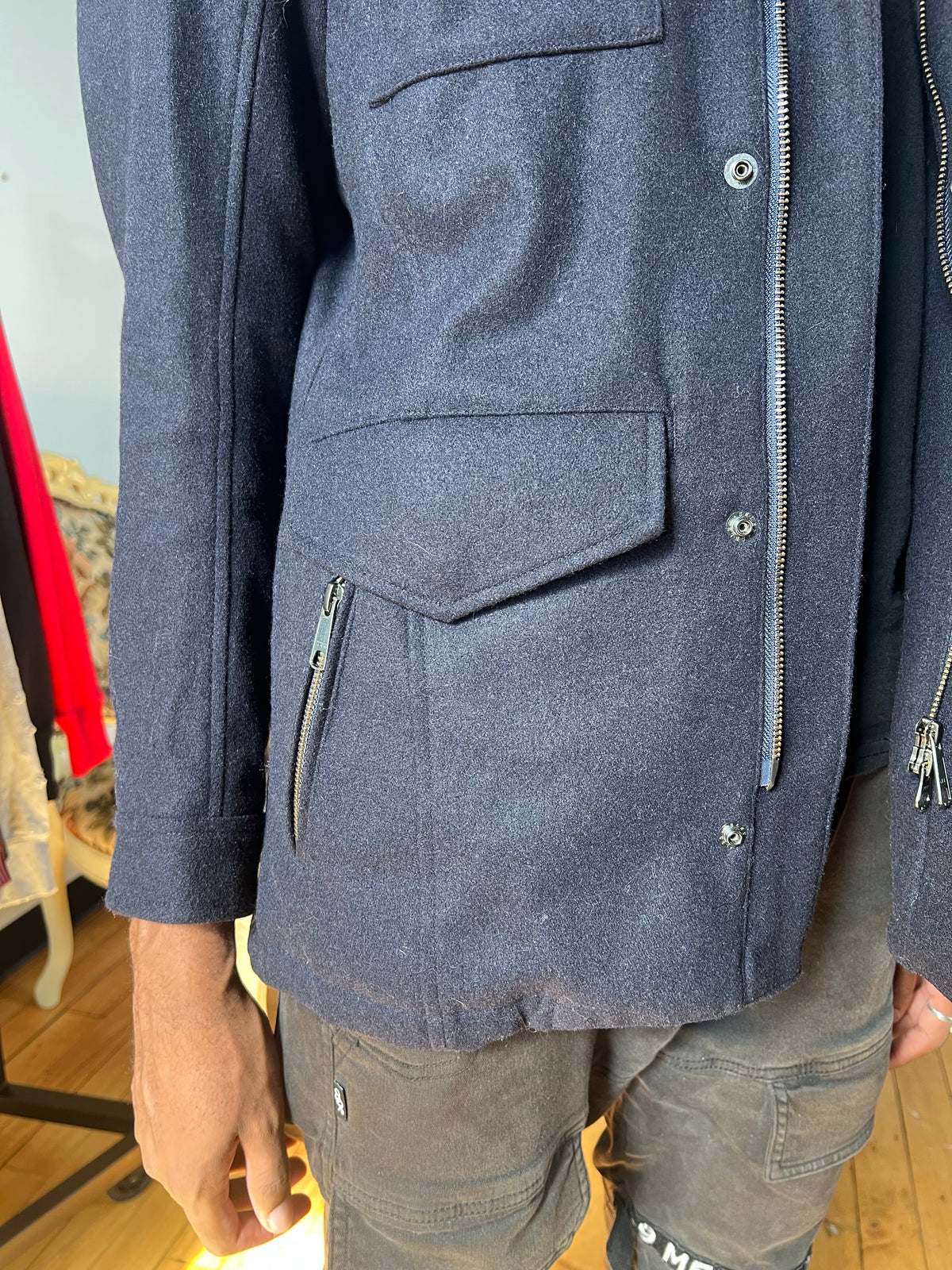 Rattle Trap Fur Collar Jacket