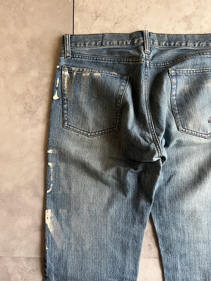 Edge Rupert Distressed Denim Flared Pants