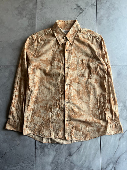 Nicole Club Floral Gradient Button Up Shirt