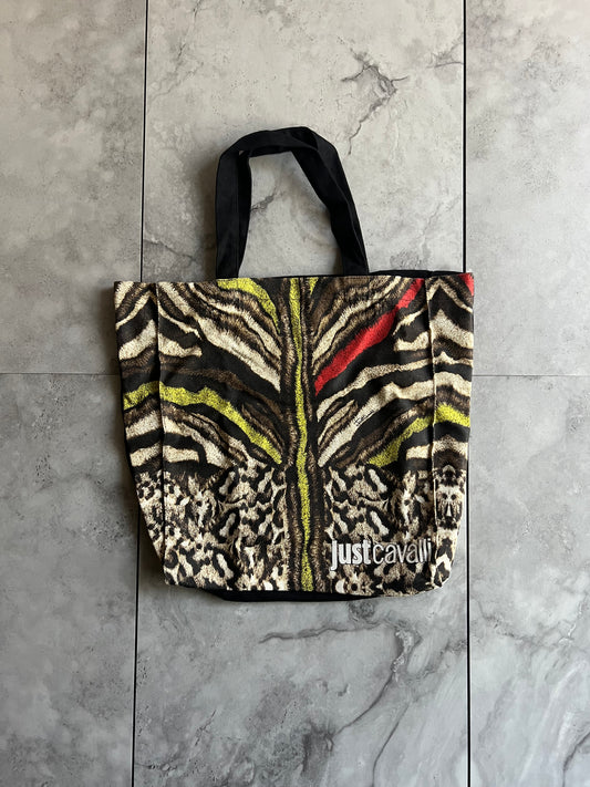Just Cavalli Tote Leopard Bag