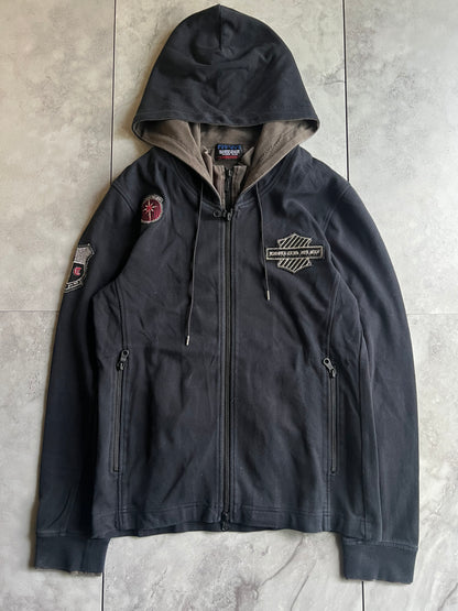 Nicole Club Embroidered Double Layer Hoodie