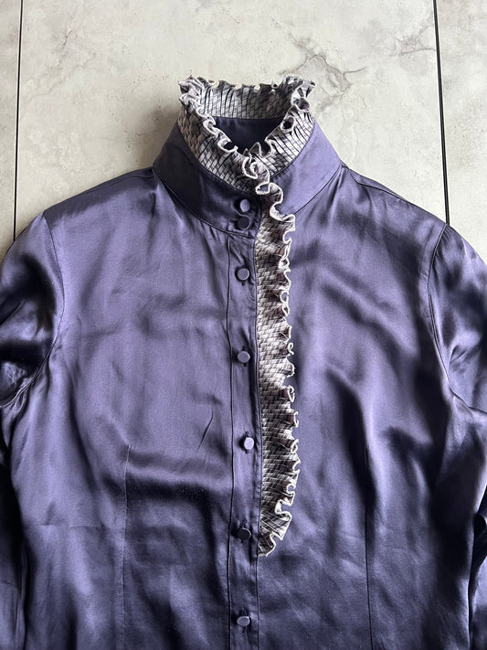 Emporio Armani Silk Ruffled Blouse