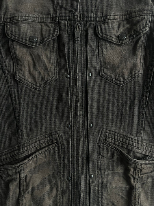 Rattle Trap Studded Worker Denim Jacket