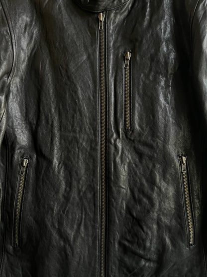 291295 Homme Sample Multi-Zip Leather Jacket