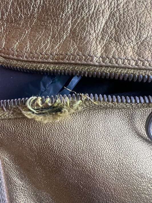 A/W05 Dior Homme Gold Drum Bag