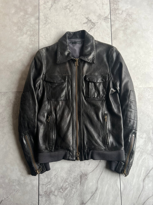 John Bull Leather Bomber Jacket