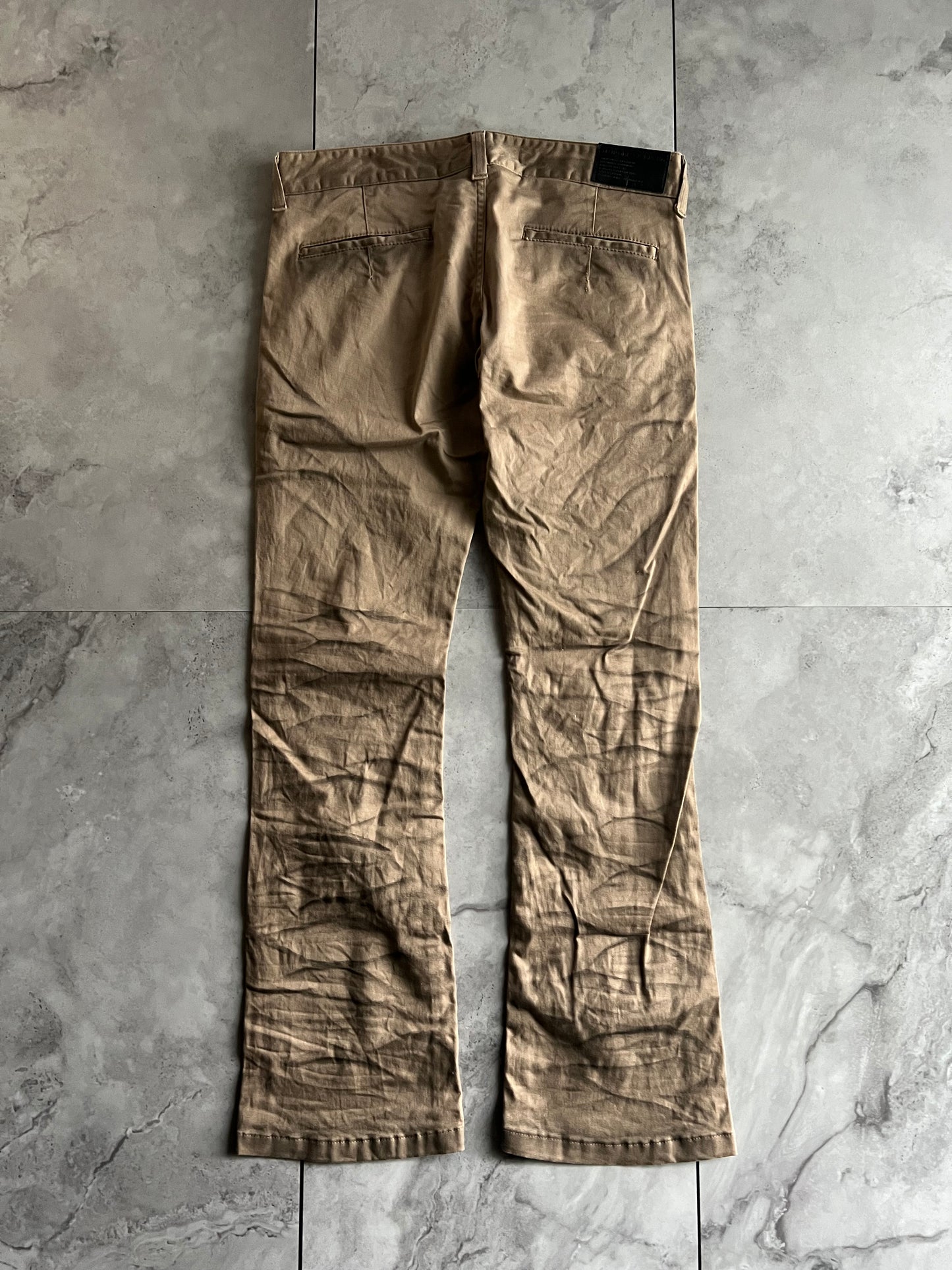 Murder Liscense Whisker Washed Flared Bootcut Pants