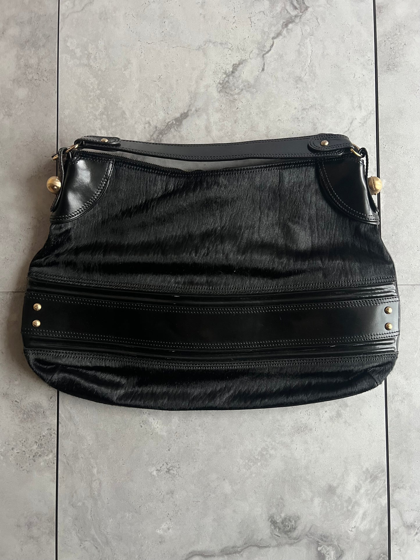 Emporio Armani Calfskin Leather Handbag