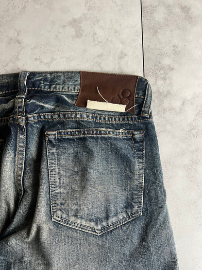 John Bull Whisker Wash Cowhide Patch 100% Cotton Denim