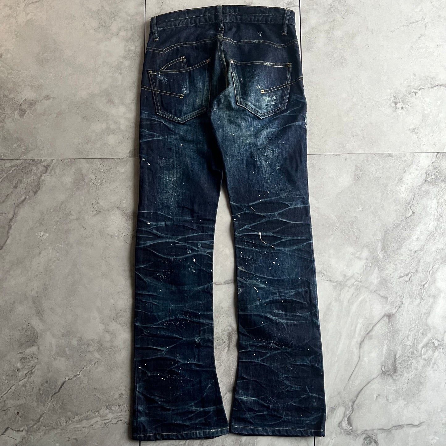 Jackrose x Luv Maison Bootcut Crash Denim