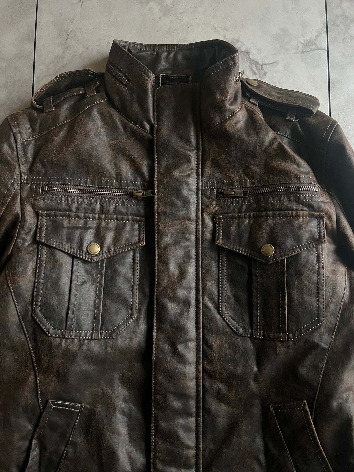 Rattle Trap Rustic Military Padded Jacket