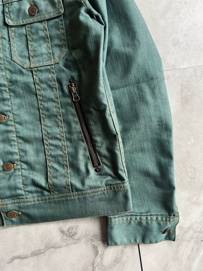 Nicole Club Turqoise Zipper Pocket Jacket