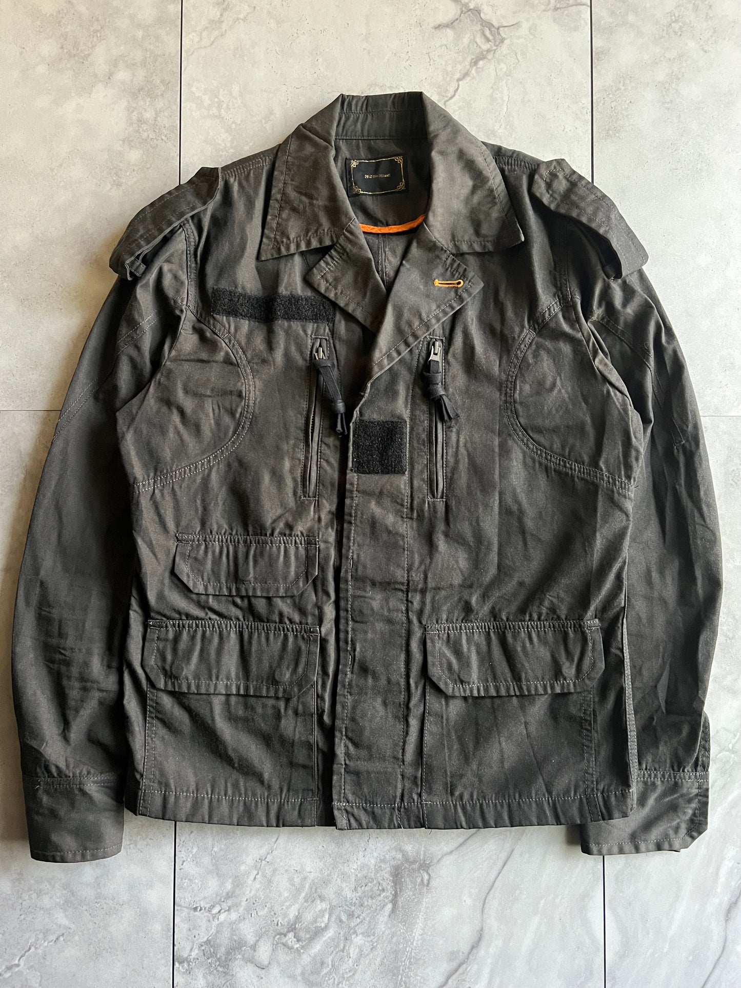 291295 Homme Military Down Pocket Jacket