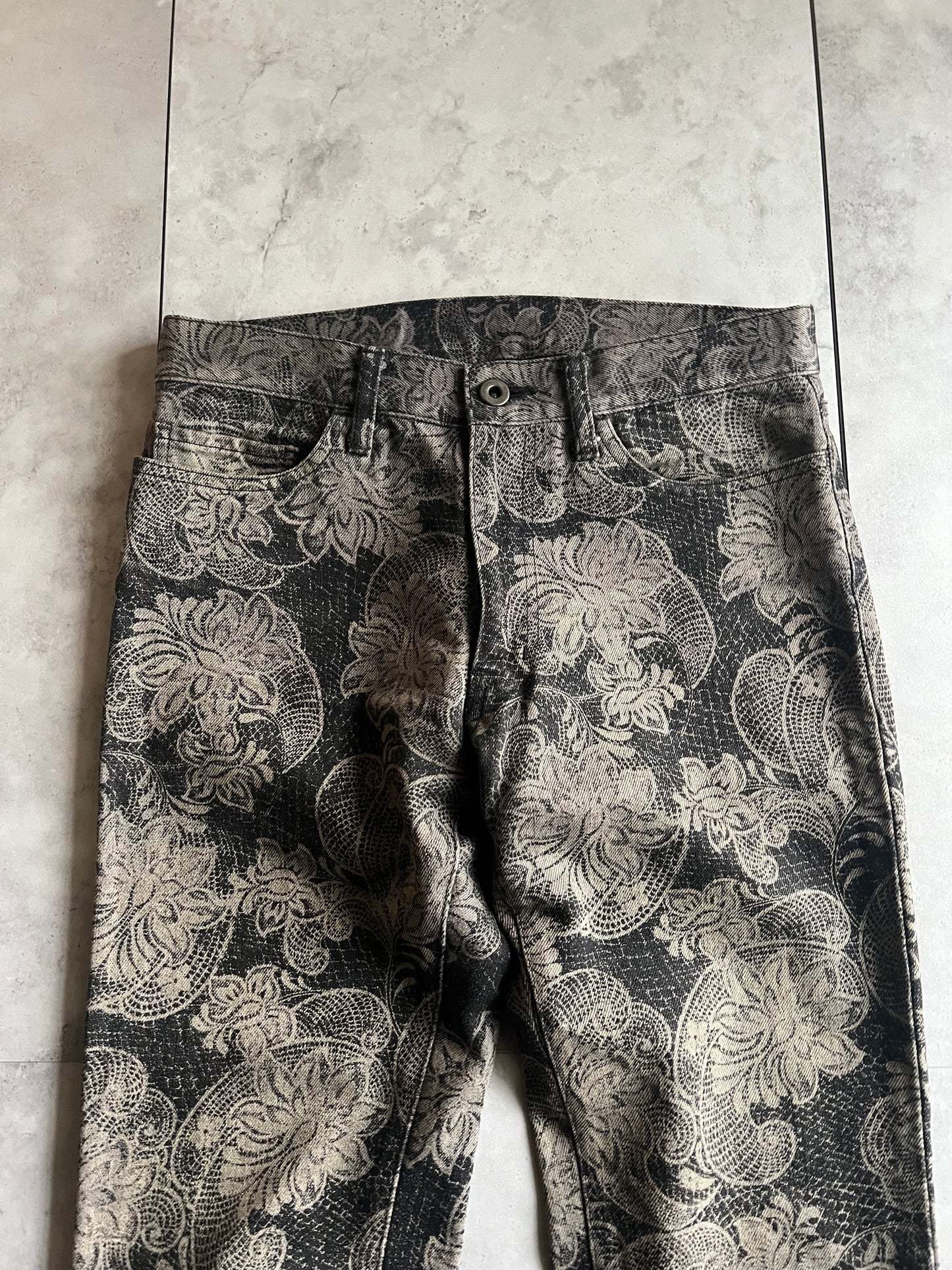 Edge Rupert Paisley Flared Denim