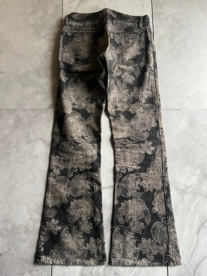 Edge Rupert Paisley Flared Denim