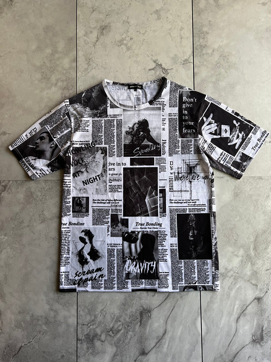 Semantic Design Newspaper Tee