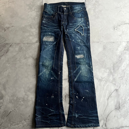 Jackrose x Luv Maison Bootcut Crash Denim