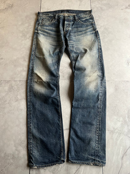 John Bull Whisker Wash Cowhide Patch 100% Cotton Denim