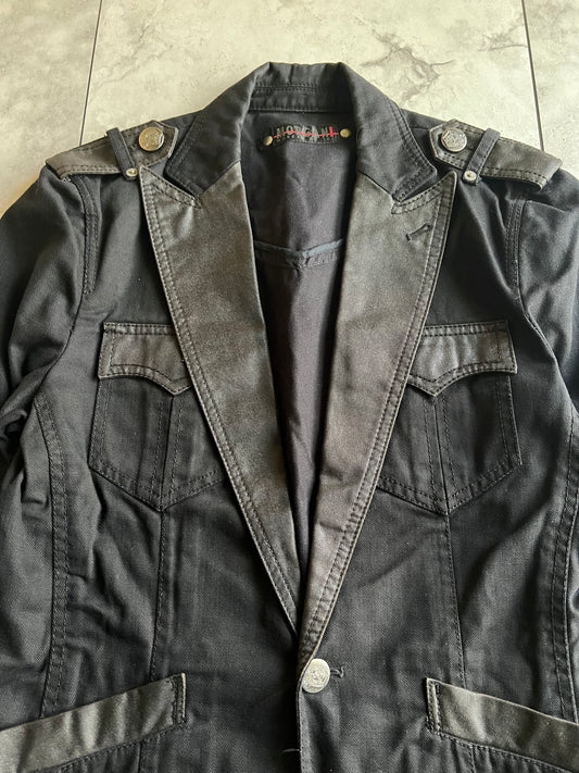 Morgan Homme Waxed Military Blazer