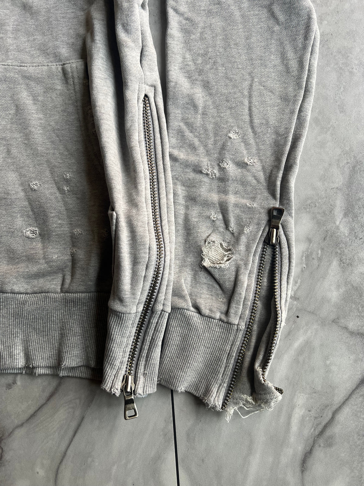 Main Vein Gunshot Side-Zipper Hoodie
