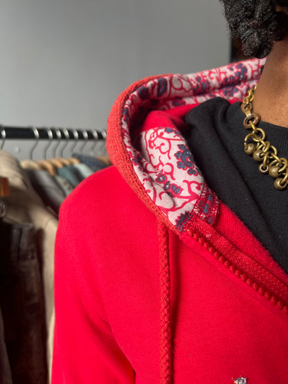 La Gate Beaded Embroidered “Gekko” Hoodie