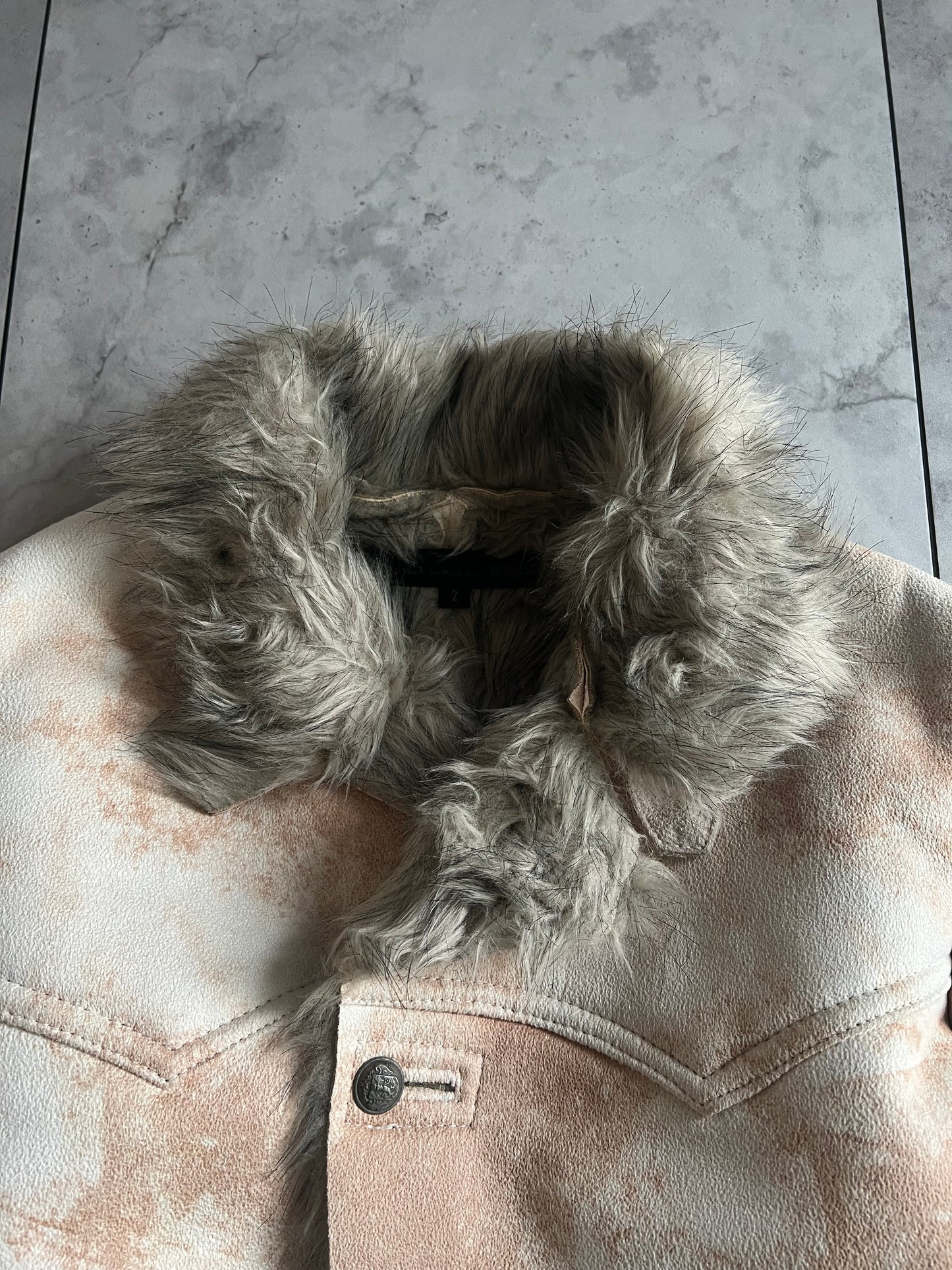 Schlussel Fur Collar Insulated Jacket