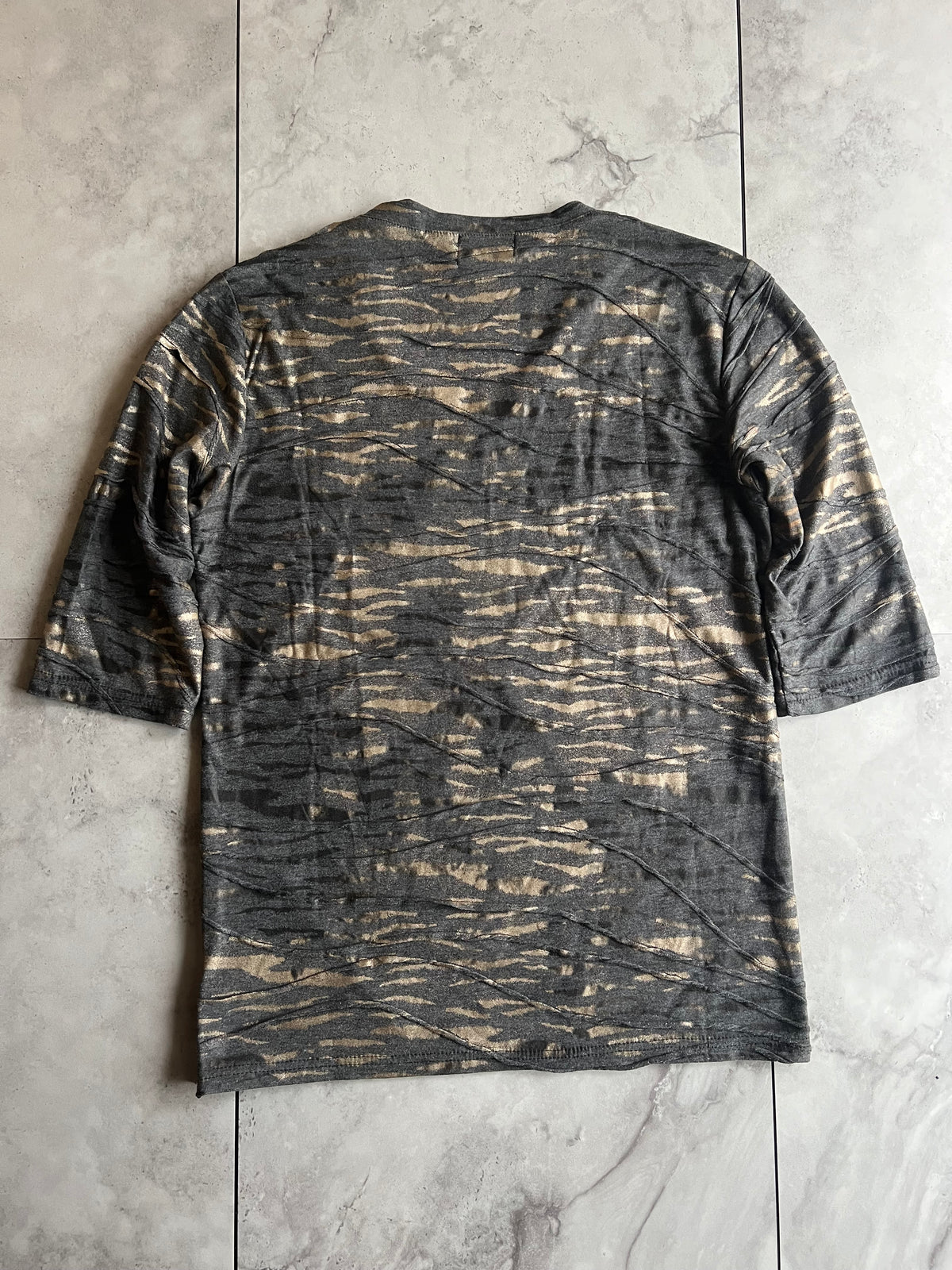 Regius Evolution Zebra Effect Zipper Detail Shirt