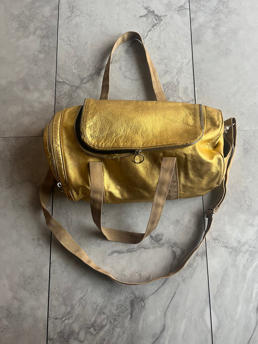 A/W05 Dior Homme Gold Drum Bag