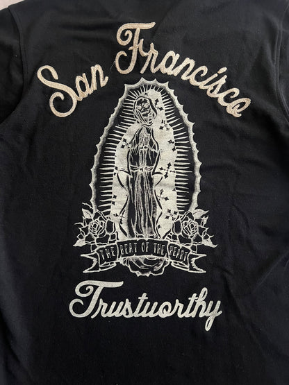 Shelty “Trustworthy” Embroidered Polo Tee